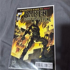 Marvel Daken Dark Wolverine Comic - Yellow & Black Cover Art